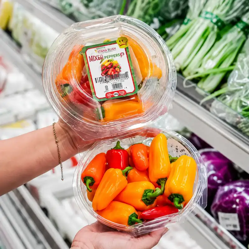 Baby Capsicum atau varian paprika kecil yang dipanen waktu masih muda