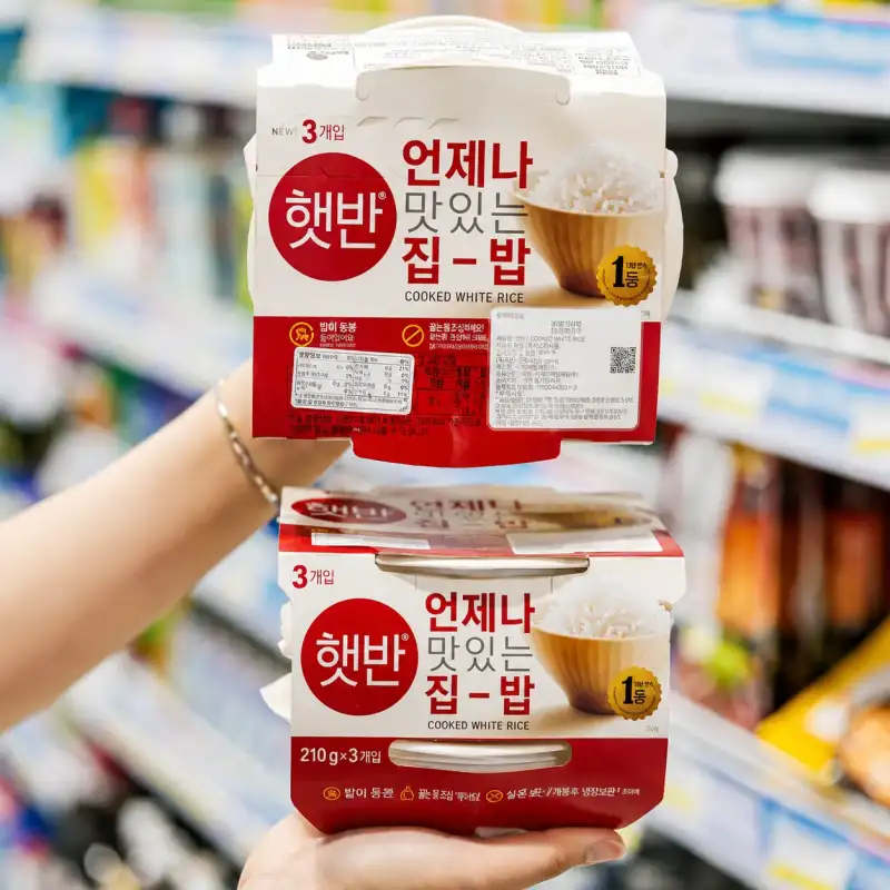 CJ Hetbahn Cooked White Rice (nasi putih siap saji dari Korea Selatan)