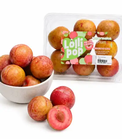 Produk buah Istana Buah Semarang - Lollipop Plum Watermelon USA
