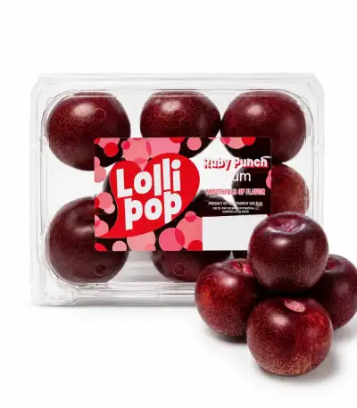 Produk buah Istana Buah Semarang - Lollipop Ruby Punch Plum USA