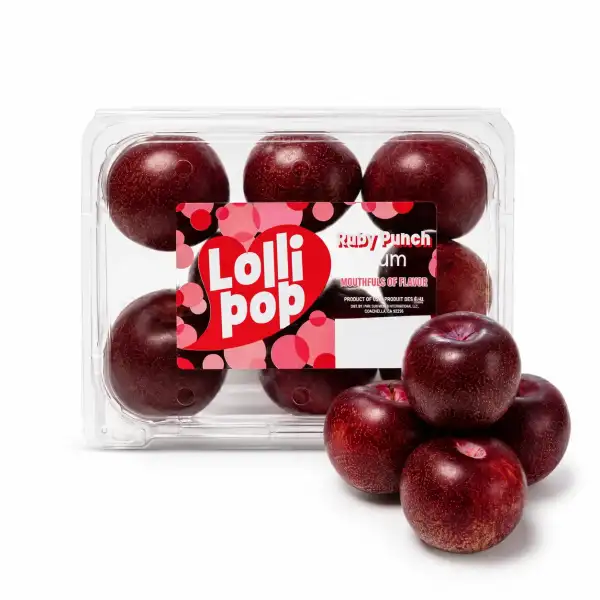 Produk buah Istana Buah Semarang - Lollipop Ruby Punch Plum USA