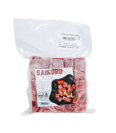 Produk daging Istana Buah Semarang - Saikoro Beef Wagyu
