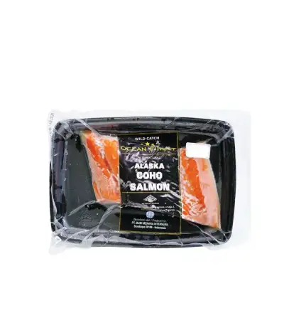 Produk ikan istana buah Semarang - Wild-Caught Alaskan COHO SALMON - Ikan SALMON COHO