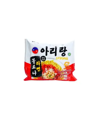 Produk makanan import mie Istana Buah Semarang - Arirang Bolognese Ramyun with Macaroni