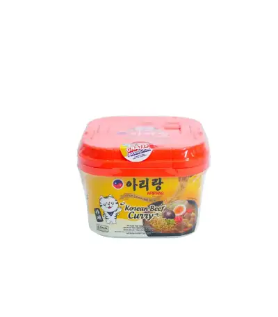Produk makanan import mie Istana Buah Semarang - Arirang Self Cooking Box Beef Curry