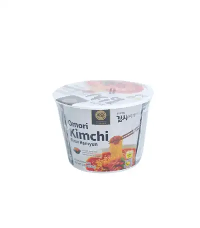 Produk makanan import mie Istana Buah Semarang - K-Youus Omori Kimchi Stew Ramyun Cup