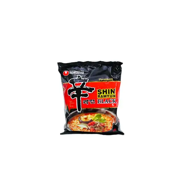 Produk makanan import mie Istana Buah Semarang - NONGSHIM Shin Ramyun Black