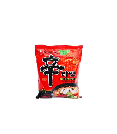Produk makanan import mie Istana Buah Semarang - NONGSHIM Shin Ramyun Noodle Soup Spicy