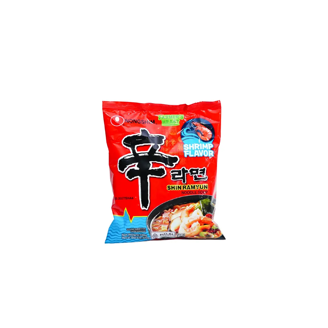 Produk makanan import mie Istana Buah Semarang - NONGSHIM Shin Ramyun Shrimp Flavor Produk makanan import mie Istana Buah Semarang - NONGSHIM Shin Ramyun Shrimp Flavor
