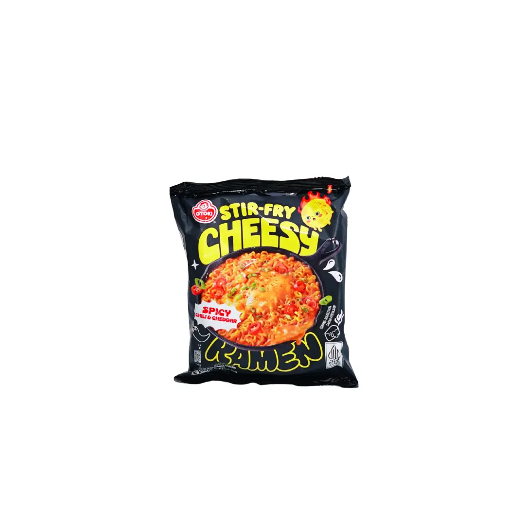 Produk makanan import mie Istana Buah Semarang - OTOKI Stir Fry Cheesy Ramen Spicy Produk makanan import mie Istana Buah Semarang - OTOKI Stir Fry Cheesy Ramen Spicy