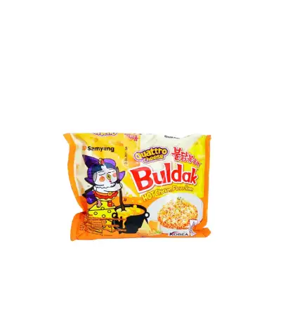 Produk makanan import mie Istana Buah Semarang - Samyang Buldak Hot Chicken Quattro Cheese Ramen