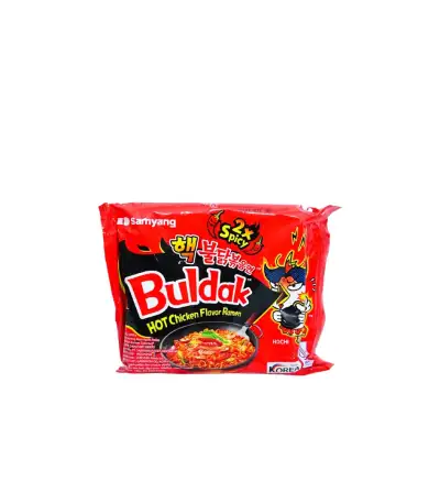 Produk makanan import mie Istana Buah Semarang - Samyang Buldak Hot Chicken Ramen 2x Spicy