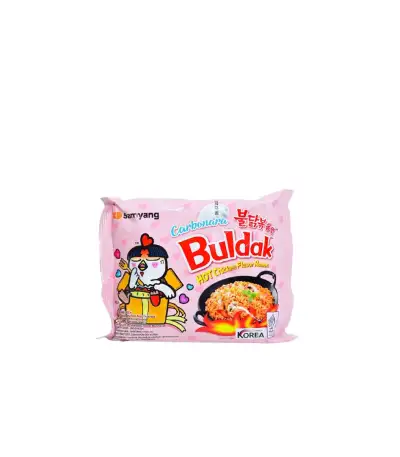 Produk makanan import mie Istana Buah Semarang - Samyang Hot Chicken Ramen Carbonara