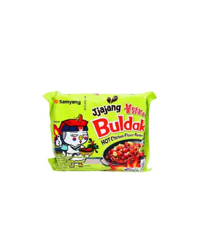 Produk makanan import mie Istana Buah Semarang - Samyang Hot Chicken Flavor Ramen Jjajang