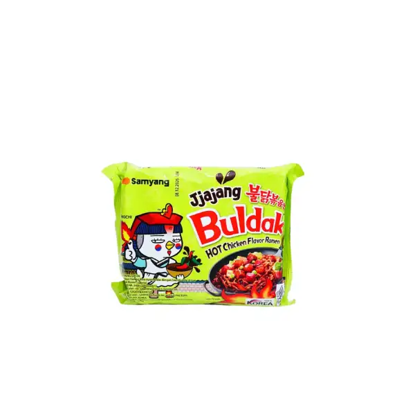 Produk makanan import mie Istana Buah Semarang - Samyang Hot Chicken Flavor Ramen Jjajang