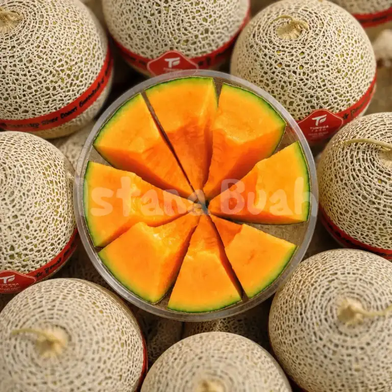 produk istana buah semarang - Buah Melon Silver Coral