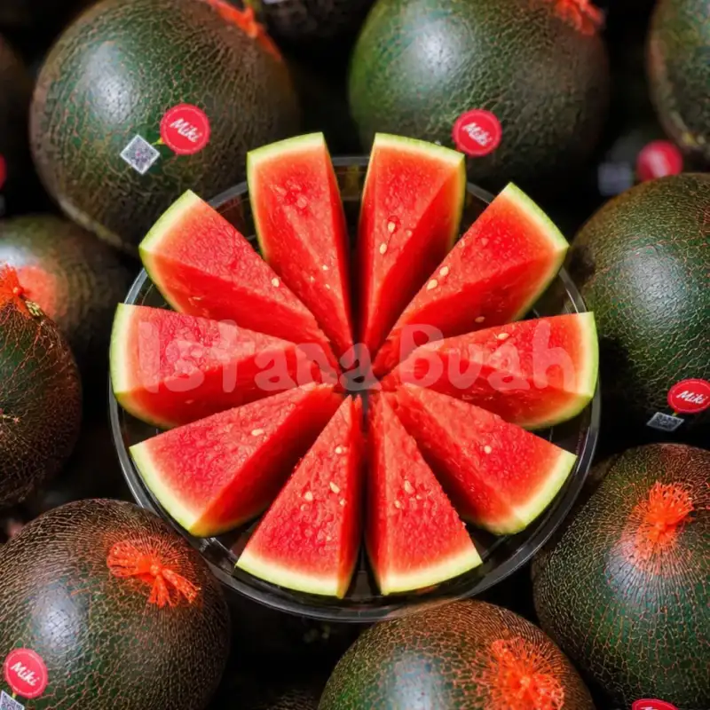 produk istana buah semarang - Buah Semangka Black Seedless