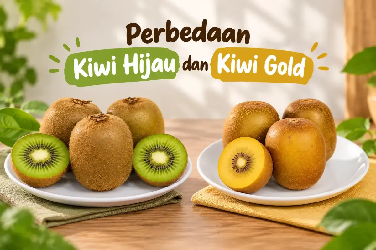 perbedaan kiwi hijau dan kiwi gold