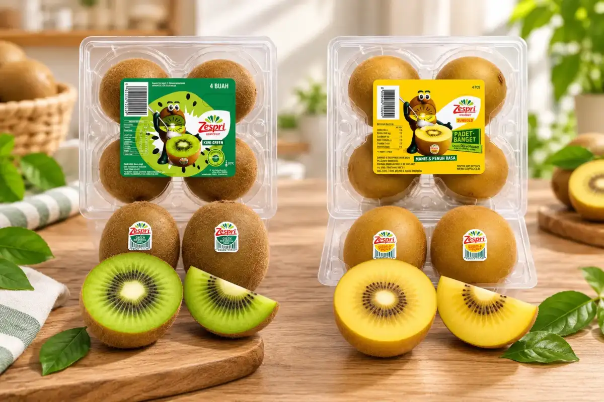 perbedaan kiwi hijau dan kiwi gold yang perlu diketahui