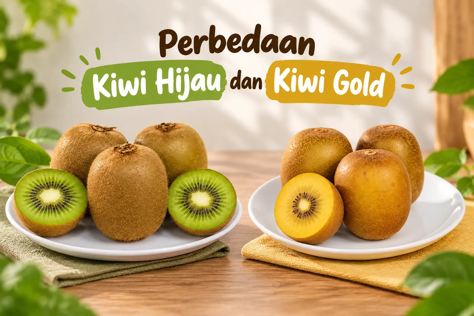 perbedaan kiwi hijau dan kiwi gold