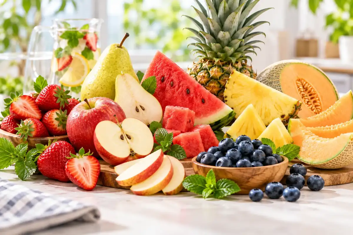 7 buah untuk infused water yang tidak cepat pahit