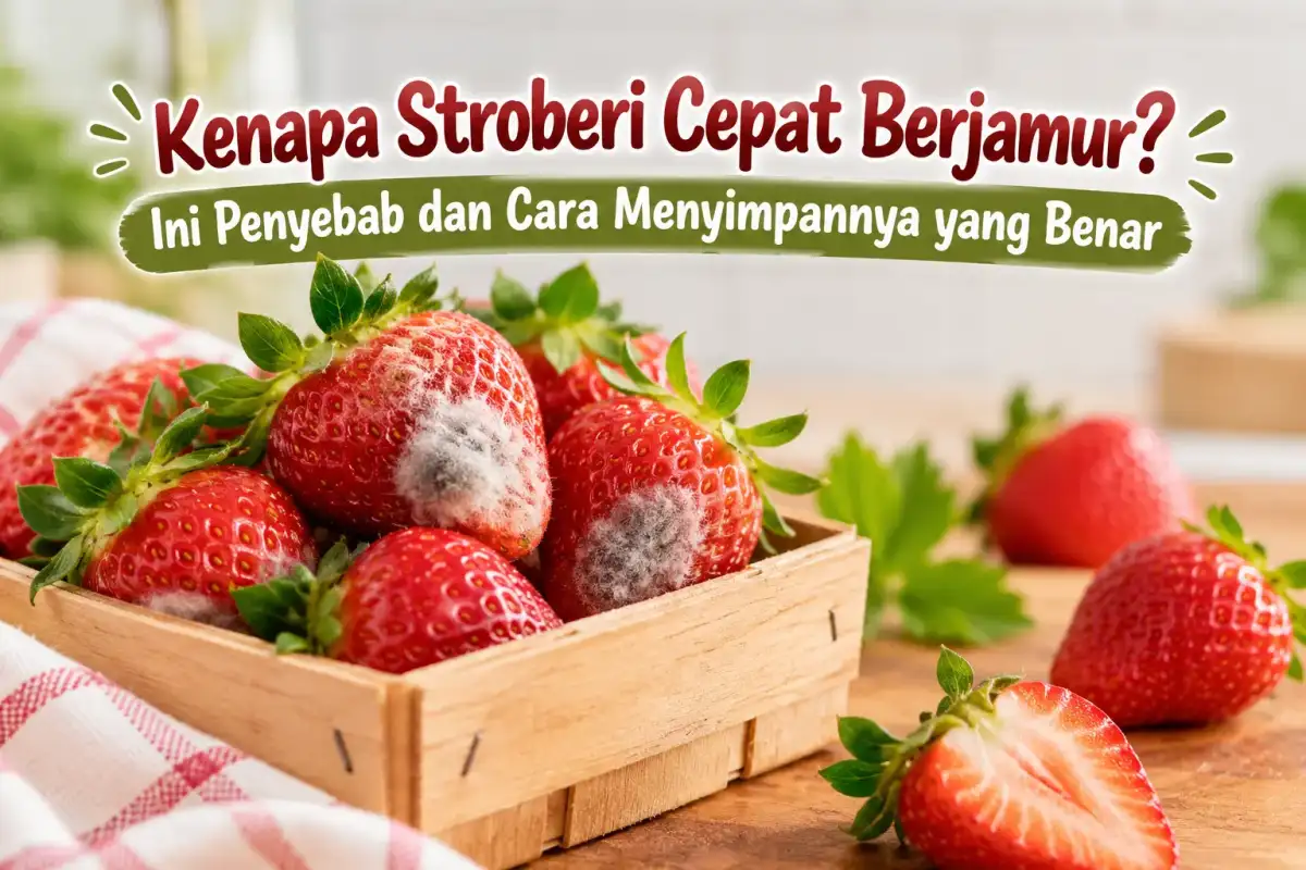 Kenapa Stroberi Cepat Berjamur padahal baru beli