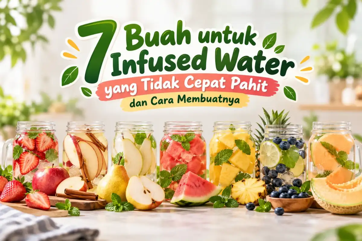 buah untuk infused water yang tidak cepat pahit