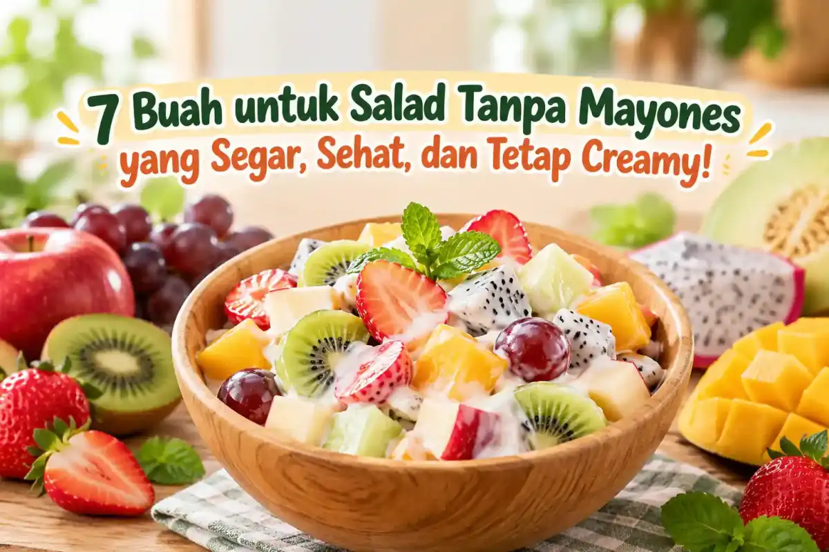 buah untuk salad tanpa mayones