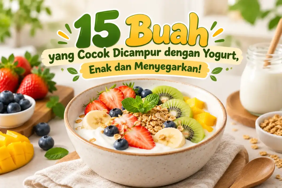 buah yang cocok dicampur dengan yogurt