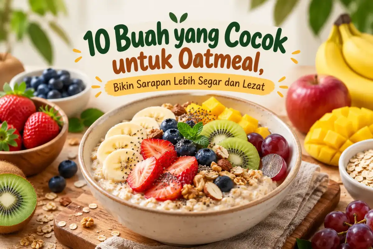 buah yang cocok untuk oatmeal
